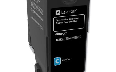 74c1sc0 Return Program Unison Toner, 7,000 Page-Yield, Cyan