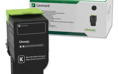 78c10k0 Return Program Toner, 2,000 Page-Yield, Black