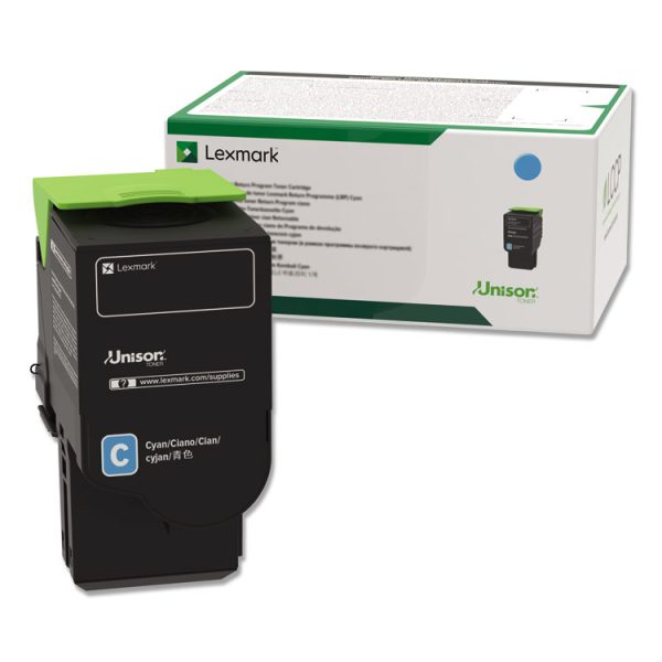 78c1uc0 Return Program Toner, 7,000 Page-Yield, Cyan