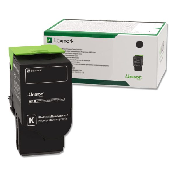 78c1uk0 Return Program Toner, 10,500 Page-Yield, Black