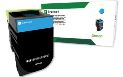 80c0hcg Return Program High-Yield Toner, 3,000 Page-Yield, Cyan, Taa Compliant