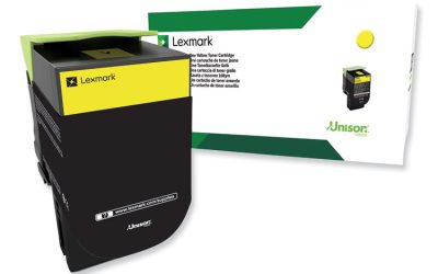 80c0hyg Return Program High-Yield Toner, 3,000 Page-Yield, Yellow, Taa Compliant