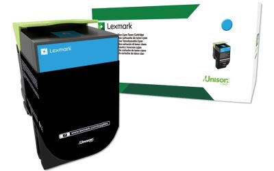 80c1hc0 Return Program High-Yield Toner, 3,000 Page-Yield, Cyan