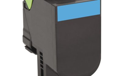 80c1xc0 Return Program Toner, 4,000 Page-Yield, Cyan