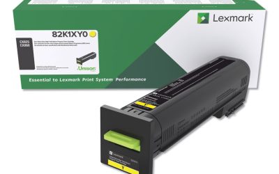 82k1xy0 Return Program Unison Extra High-Yield Toner, 22,000 Page-Yield, Yellow