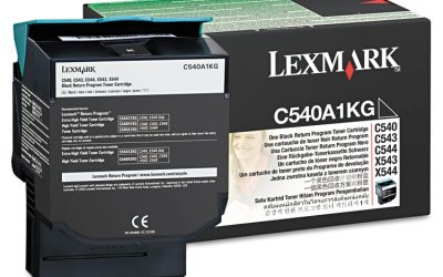 C540a1kg Return Program Toner, 1,000 Page-Yield, Black