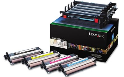 C540x74g Return Program Photoconductor Unit, 30,000 Page-Yield, Black/cyan/magenta/yellow