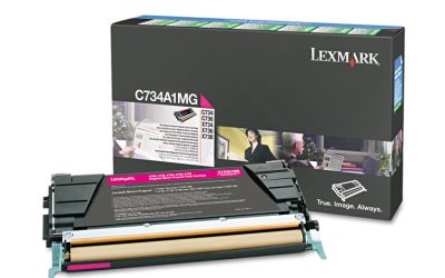 C734a1mg Return Program Toner, 6,000 Page-Yield, Magenta