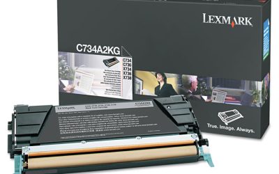 C734a2kg High-Yield Toner, 8,000 Page-Yield, Black