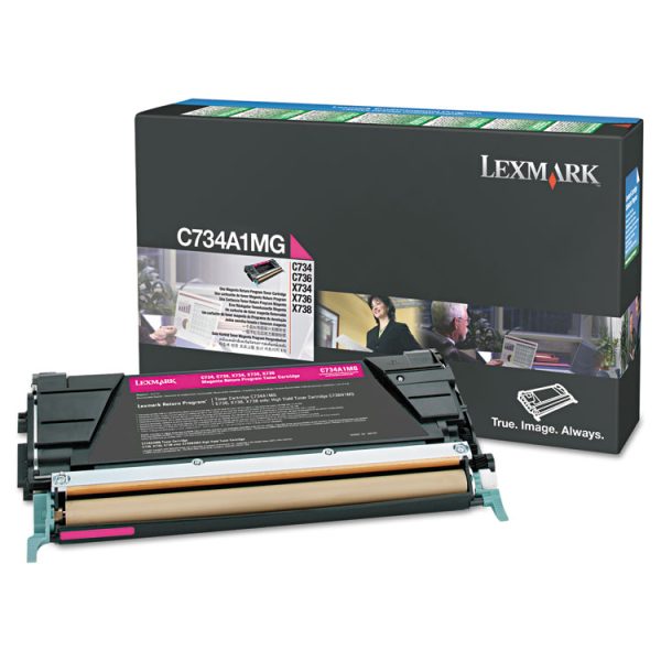 C748h1mg Return Program High-Yield Toner, 10,000 Page-Yield, Magenta