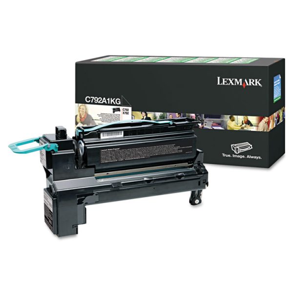 C792a1kg Return Program Toner, 6,000 Page-Yield, Black