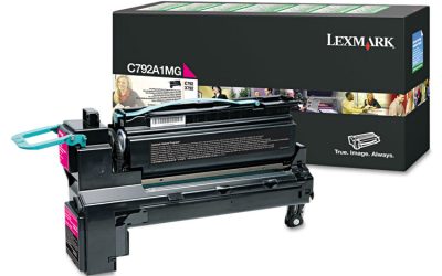 C792a1mg Return Program Toner, 6,000 Page-Yield, Magenta
