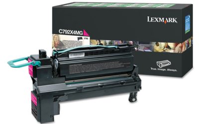 C792x4mg Return Program Extra High-Yield Toner, 17,000 Page-Yield, Magenta