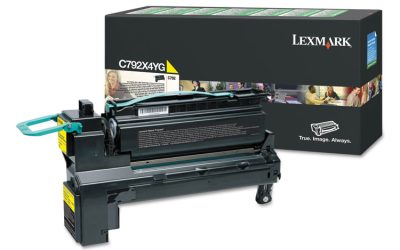 C792x4yg Return Program Extra High-Yield Toner, 17,000 Page-Yield, Yellow