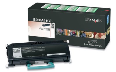 E260a41g Return Program Toner, 3,500 Page-Yield, Black
