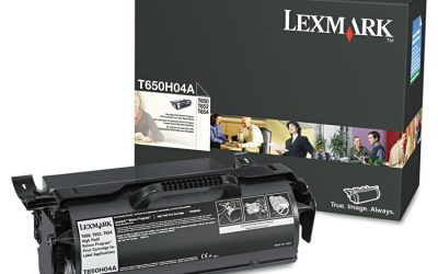 T650h04a Return Program High-Yield Toner, 25,000 Page-Yield, Black