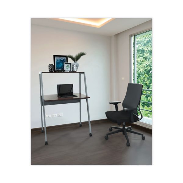 Kompass Flexible Home/office Desk, 33" X 23.4" X 48", Mocha - Image 8