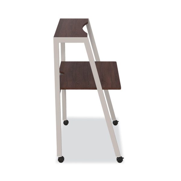 Kompass Flexible Home/office Desk, 33" X 23.4" X 48", Mocha - Image 3