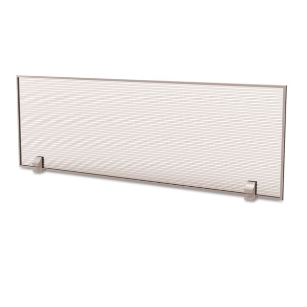 Trento Line Dividing Panel, Polycarbonate, 47.13w X 1.75d X 15.5h, Translucent - Image 5