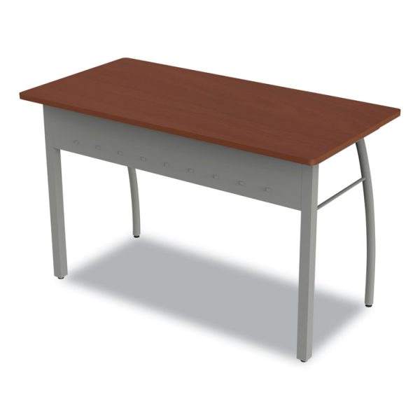 Trento Line Rectangular Desk, 47.25" X 23.63" X 29.5", Cherry - Image 4