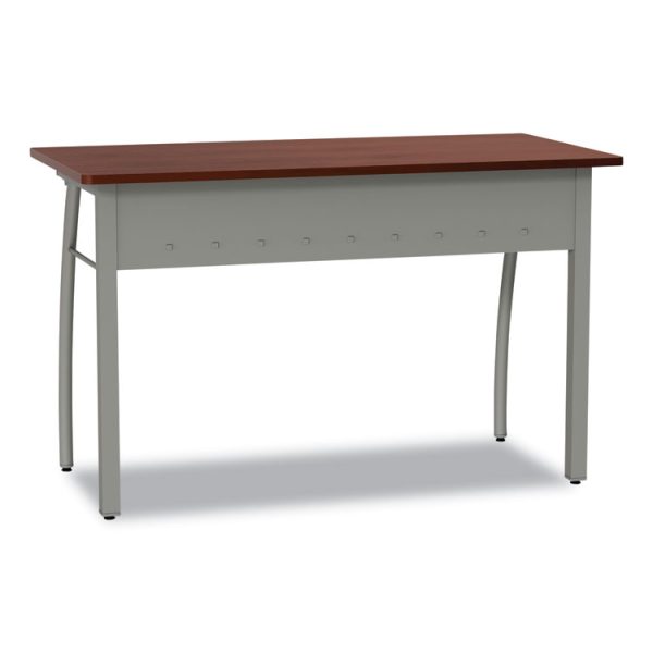 Trento Line Rectangular Desk, 47.25" X 23.63" X 29.5", Cherry - Image 3
