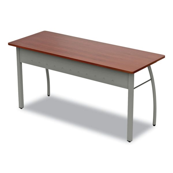 Trento Line Rectangular Desk, 59.13" X 23.63" X 29.5", Cherry - Image 4