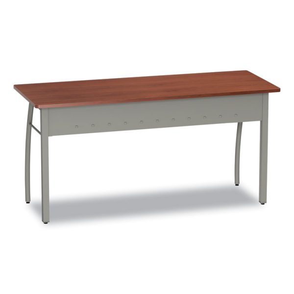 Trento Line Rectangular Desk, 59.13" X 23.63" X 29.5", Cherry - Image 3