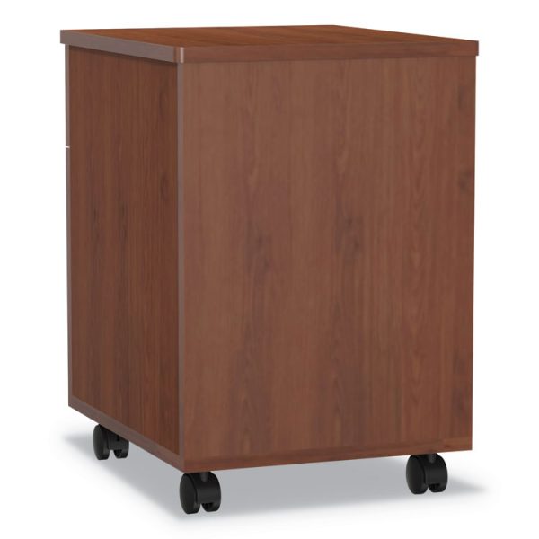Trento Line Mobile Pedestal File, Left Or Right, 2-Drawers: Box/file, Legal/letter, Cherry, 16.5" X 19.75" X 23.63" - Image 3