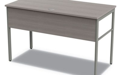 Urban Series Desk Workstation, 47.25″ X 23.75″ X 29.5″, Ash