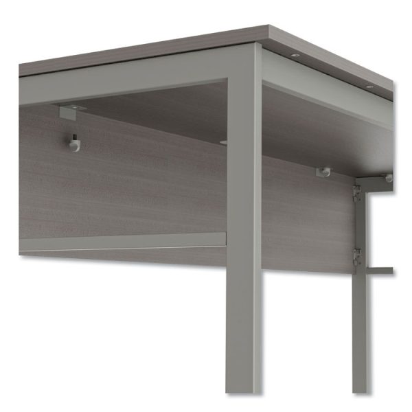 Urban Series Desk Workstation, 47.25" X 23.75" X 29.5", Ash - Image 7