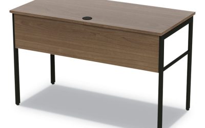 Urban Series Desk Workstation, 47.25″ X 23.75″ X 29.5″, Natural Walnut
