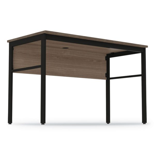 Urban Series Desk Workstation, 59" X 23.75" X 29.5", Natural Walnut - Image 6