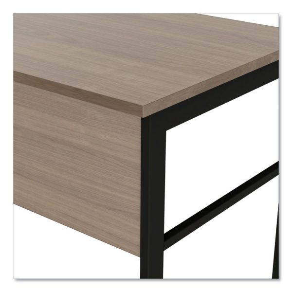 Urban Series Desk Workstation, 59" X 23.75" X 29.5", Natural Walnut - Image 7