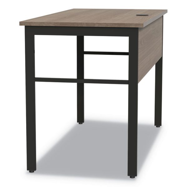 Urban Series Desk Workstation, 59" X 23.75" X 29.5", Natural Walnut - Image 3