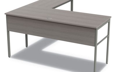 Urban Series L- Shaped Desk, 59″ X 59″ X 29.5″, Ash