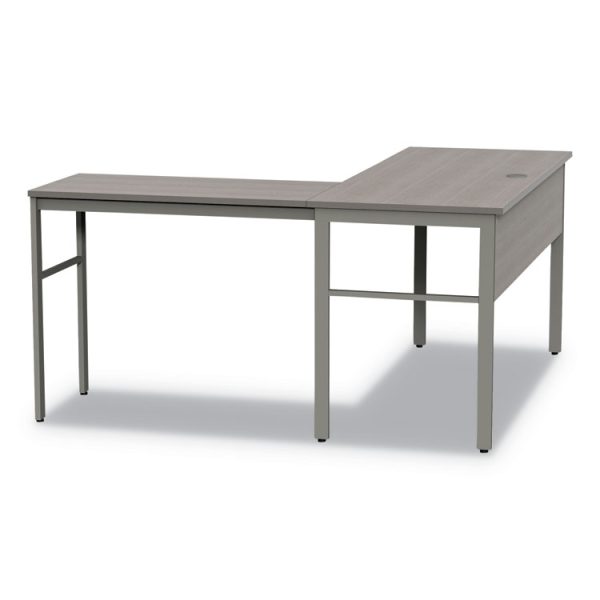 Urban Series L- Shaped Desk, 59" X 59" X 29.5", Ash - Image 2