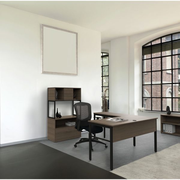 Urban 36" Credenza, Bottom Pedestal, 35.25w X 15.25d X 23.75h, Ash - Image 7
