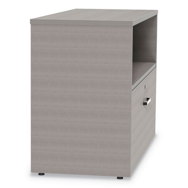 Urban 36" Credenza, Bottom Pedestal, 35.25w X 15.25d X 23.75h, Ash - Image 2