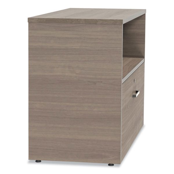 Urban 36" Credenza, Bottom Pedestal, 35.25w X 15.25d X 23.75h, Natural Walnut - Image 2