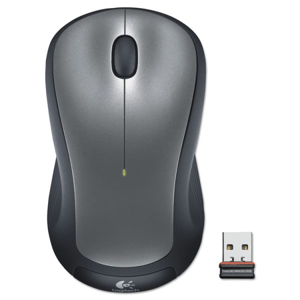 M310 Wireless Mouse, 2.4 Ghz Frequency/30 Ft Wireless Range, Left/right Hand Use, Silver/black - Image 2