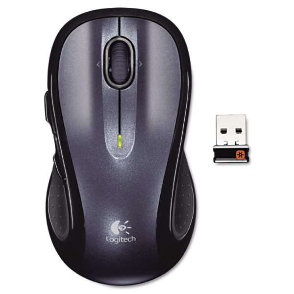 M510 Wireless Mouse, 2.4 Ghz Frequency/30 Ft Wireless Range, Right Hand Use, Dark Gray - Image 2