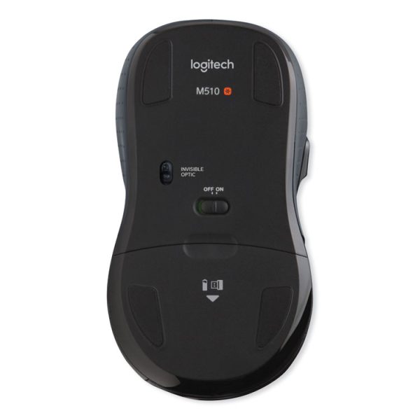 M510 Wireless Mouse, 2.4 Ghz Frequency/30 Ft Wireless Range, Right Hand Use, Dark Gray - Image 3