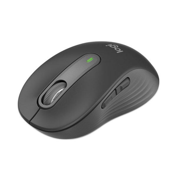 Signature M650 Wireless Mouse, Large, 2.4 GHz Frequency, 33 ft Wireless Range, Right Hand Use, Graphite - Image 6