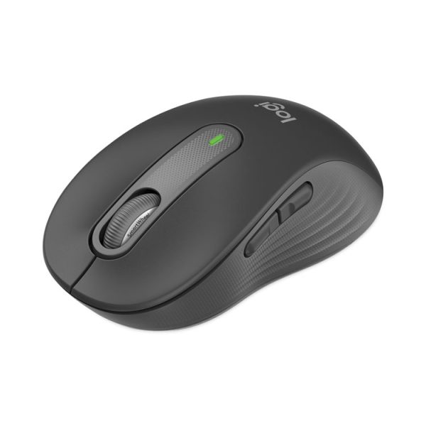Signature M650 for Business Wireless Mouse, Medium, 2.4 GHz Frequency, 33 ft Wireless Range, Right Hand Use, Graphite - Image 5