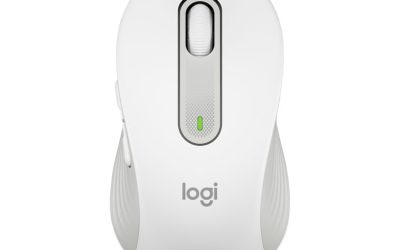 Signature M650 for Business Wireless Mouse, Large, 2.4 GHz Frequency, 33 ft Wireless Range, Right Hand Use, Off White