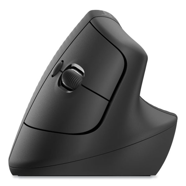Lift for Business Vertical Ergonomic Mouse, 2.4 GHz Frequency/32 ft Wireless Range, Right Hand Use, Graphite - Image 9