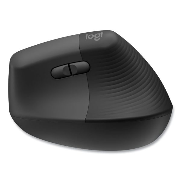 Lift for Business Vertical Ergonomic Mouse, 2.4 GHz Frequency/32 ft Wireless Range, Right Hand Use, Graphite - Image 6