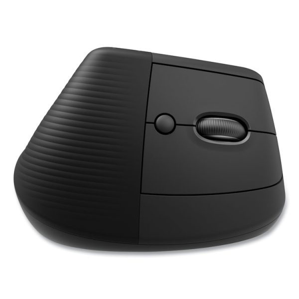 Lift for Business Vertical Ergonomic Mouse, 2.4 GHz Frequency/32 ft Wireless Range, Right Hand Use, Graphite - Image 8