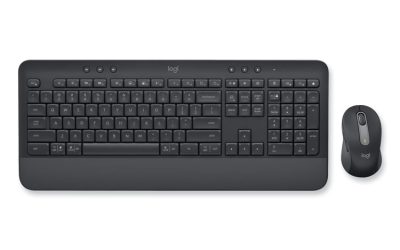 Signature MK650 Wireless Keyboard and Mouse Combo for Business, 2.4 GHz Frequency/32 ft Wireless Range, Graphite