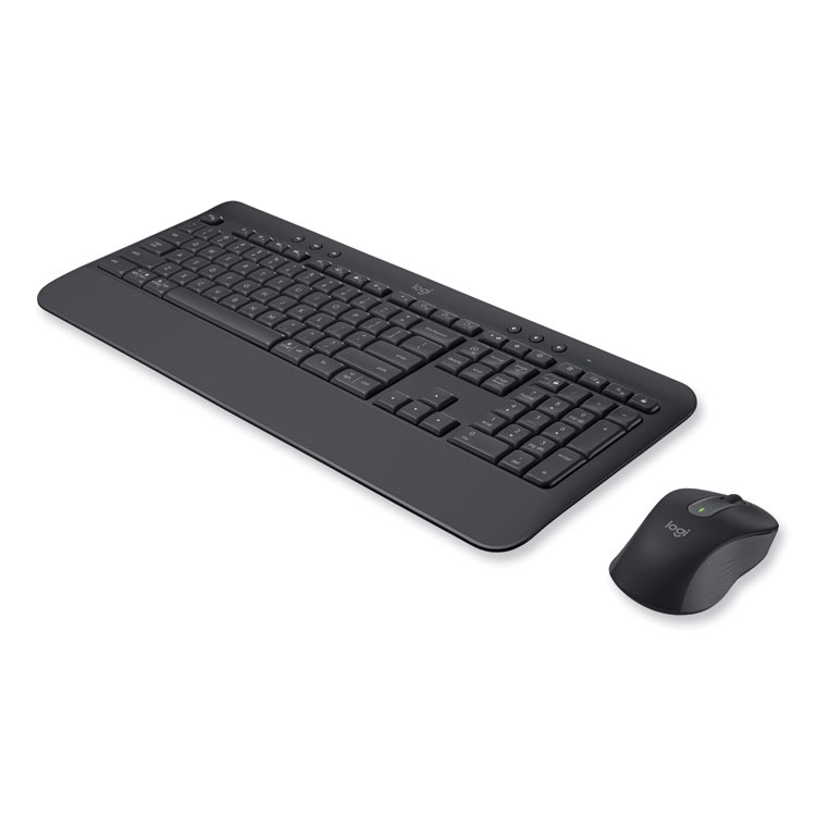 Signature MK650 Wireless Keyboard and Mouse Combo for Business, 2.4 GHz Frequency/32 ft Wireless Range, Graphite - Image 2